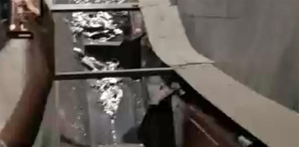 废料输送线项目—现场视频